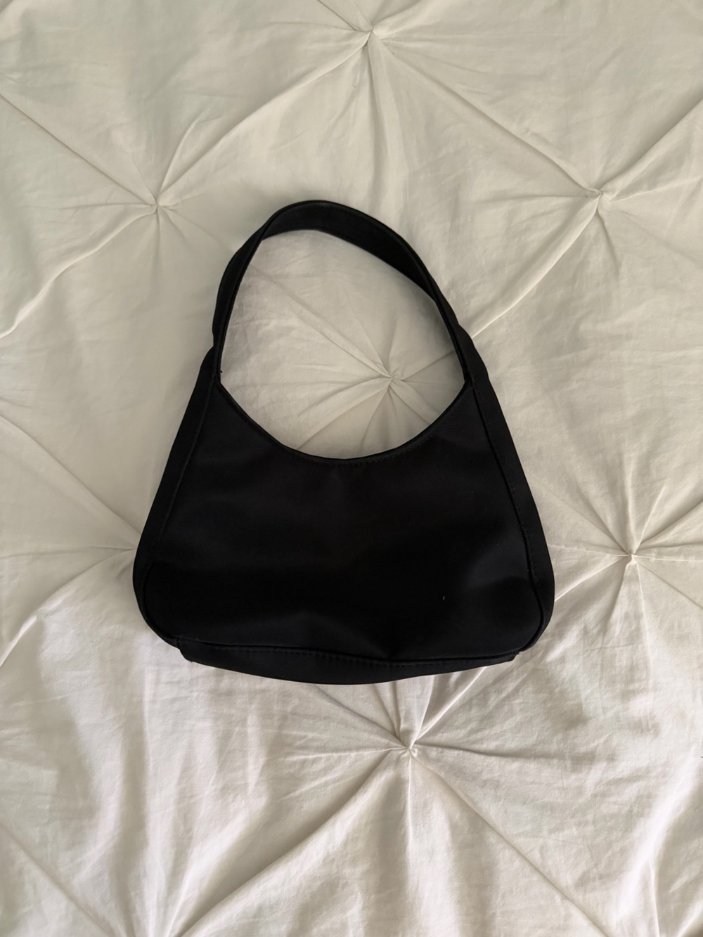 Classic Black Shoulder Tote Bag